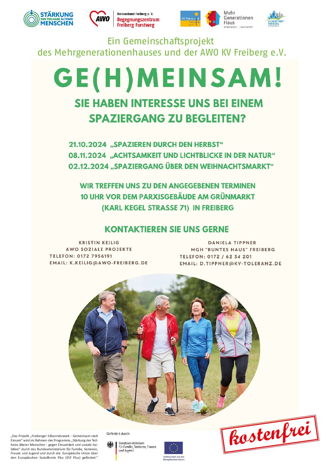 Ge(h)meinsam – Termine für gemeinsamen Spaziergang