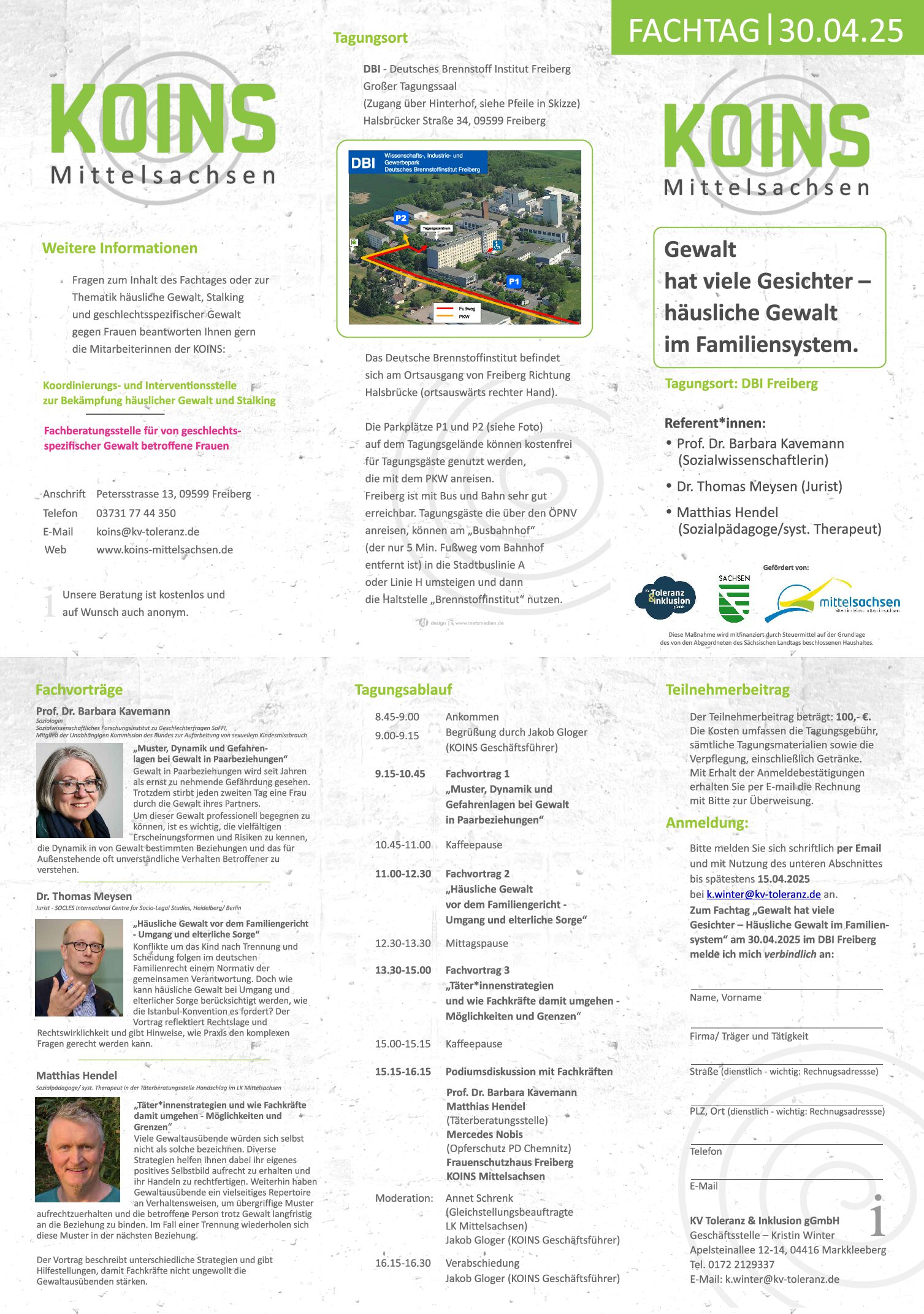 Fachtag am 30.04.2025 im DBI Freiberg