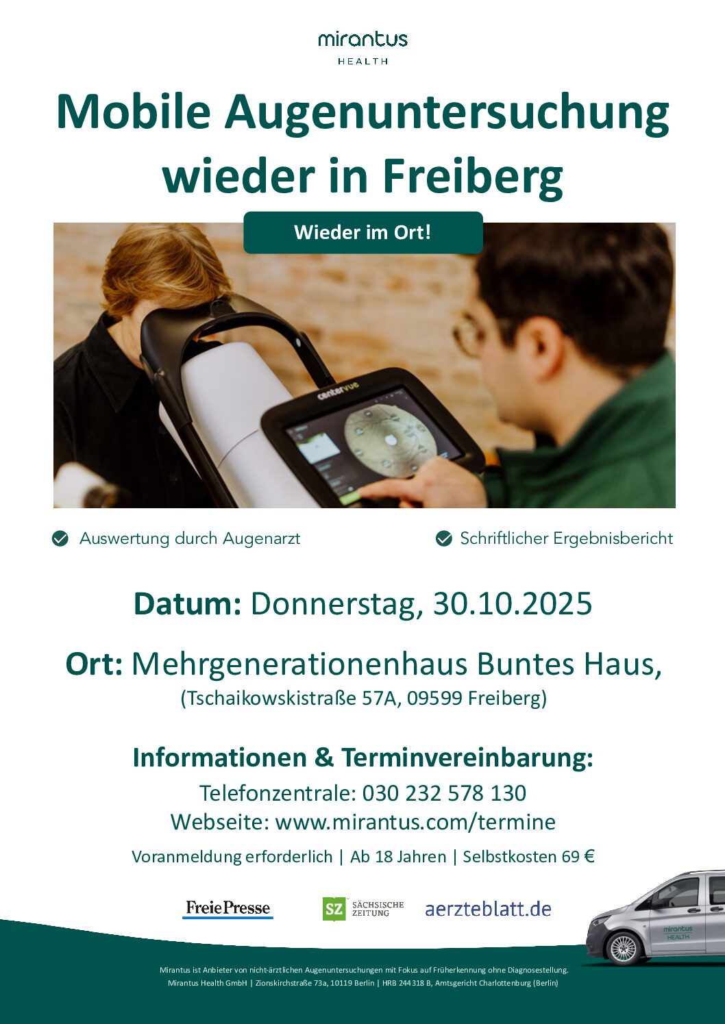 Mobile Augenuntersuchung