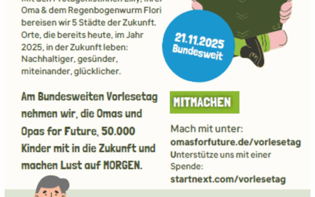 Bundesweiter Vorlesetag – Omas/Opas for future